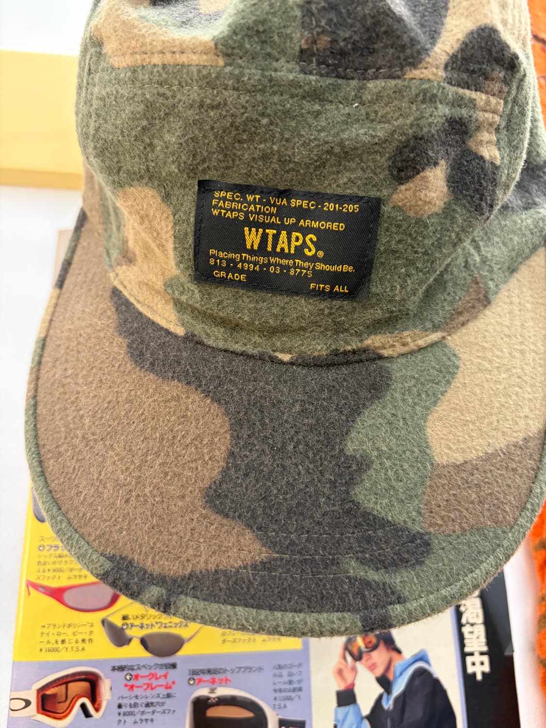 Wtaps 더탭 카모플라쥬 캠프캡 상품이미지2