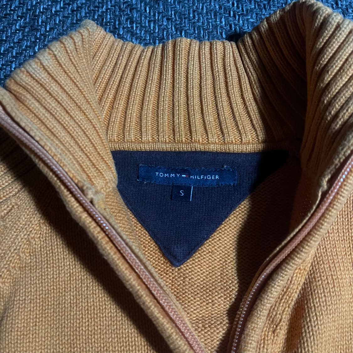 [S] TOMMY HILFIGER 타미힐피거 코튼 니트 집업 상품이미지4