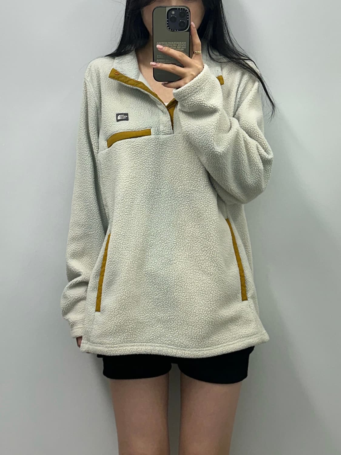 노스페이스 플리스 버튼 아노락 상품이미지1