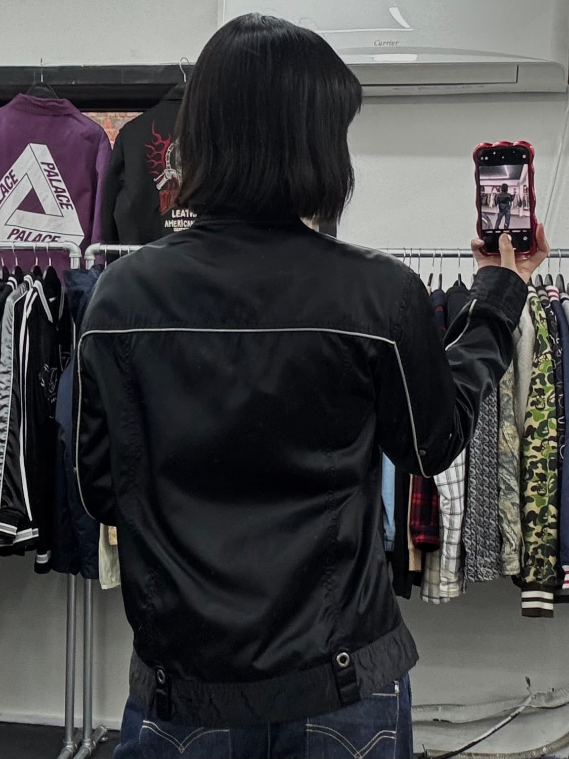 VTG 스터드 디테일 나일론 자켓 상품이미지5