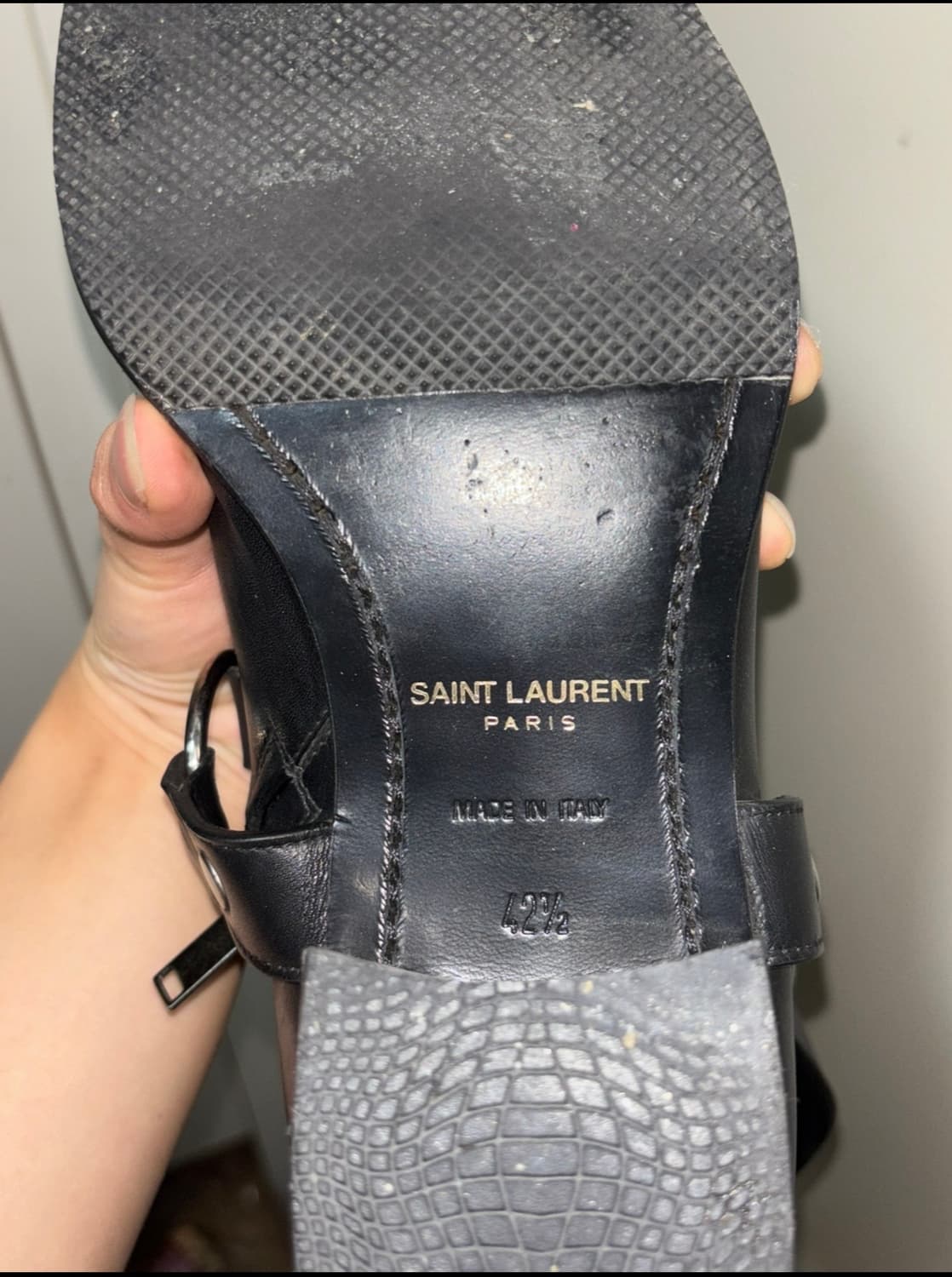 생로랑 와이어트 하네스 부츠 풀박스 상품이미지4