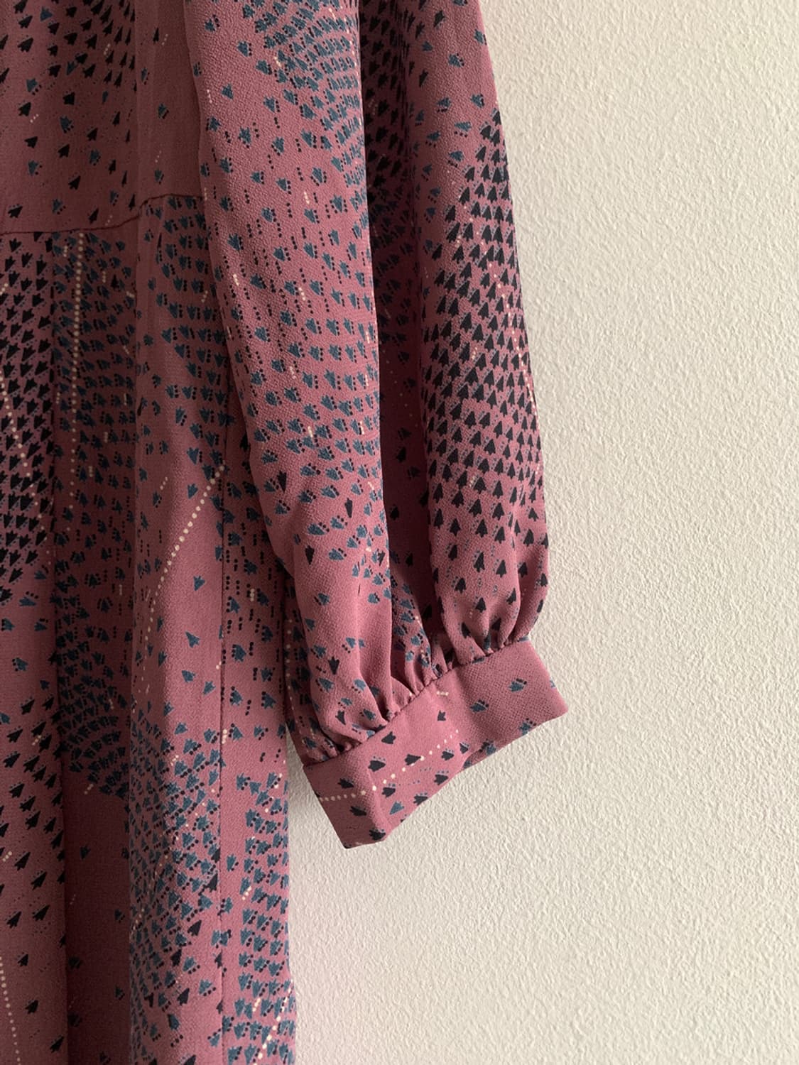 Tie Collar Shirts Button Dress 상품이미지5