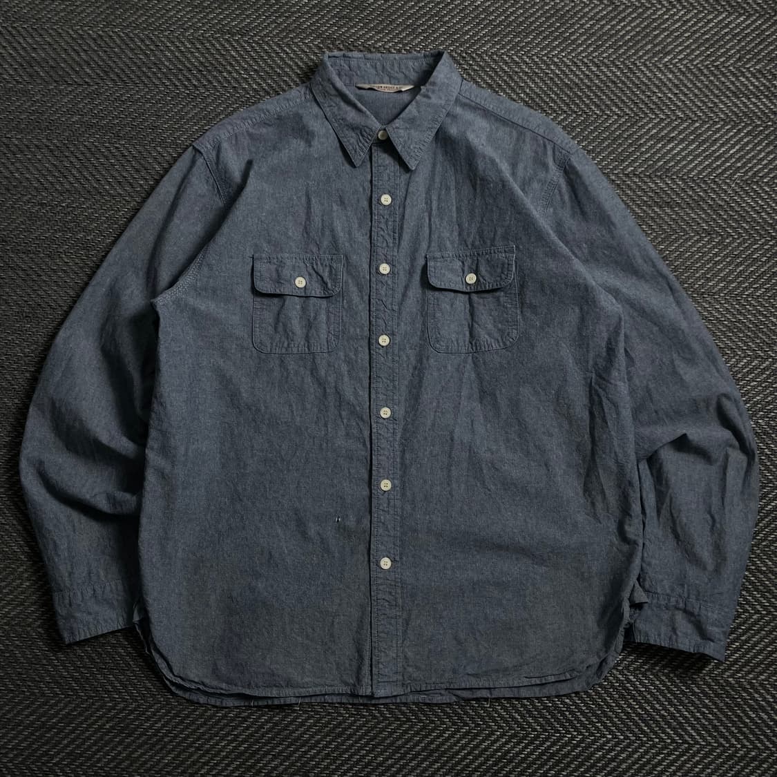 유니폼브릿지 아메카지 샴브레이 데님 셔츠 y 4091 상품이미지2