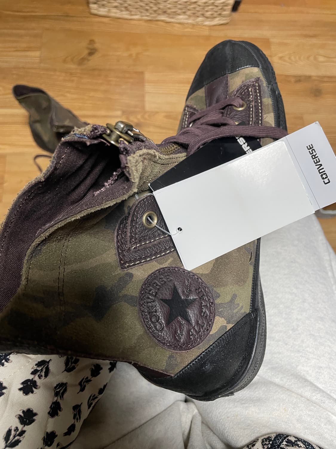 컨버스 컴뱃부츠 하이탑 카모 280 새제품 상품이미지6