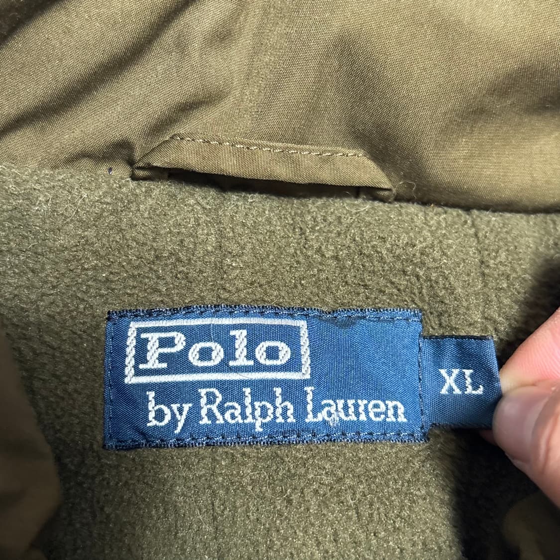 XL 폴로랄프로렌 올리브 카키 해링턴 점퍼 상품이미지4