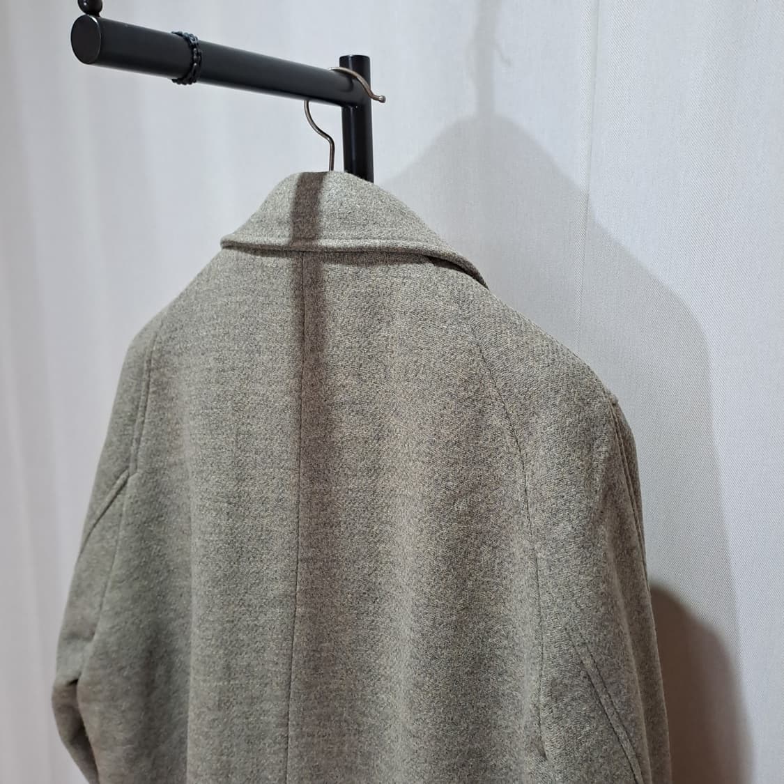 (새상품) LEMARD 르마드 울 발마칸 롱 코트 L B91 상품이미지5