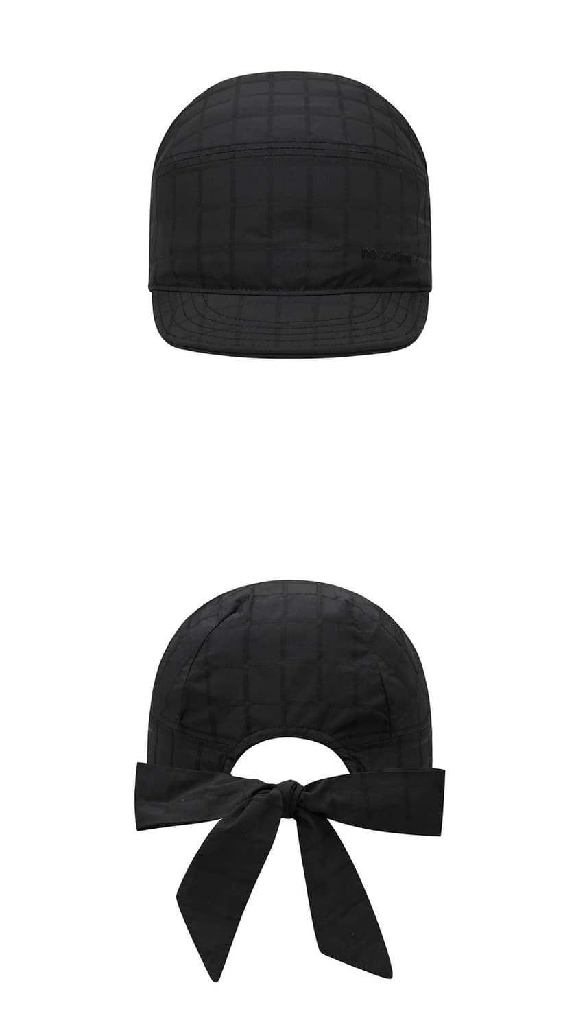 노컨텐츠 리본 블랙캡 상품이미지3