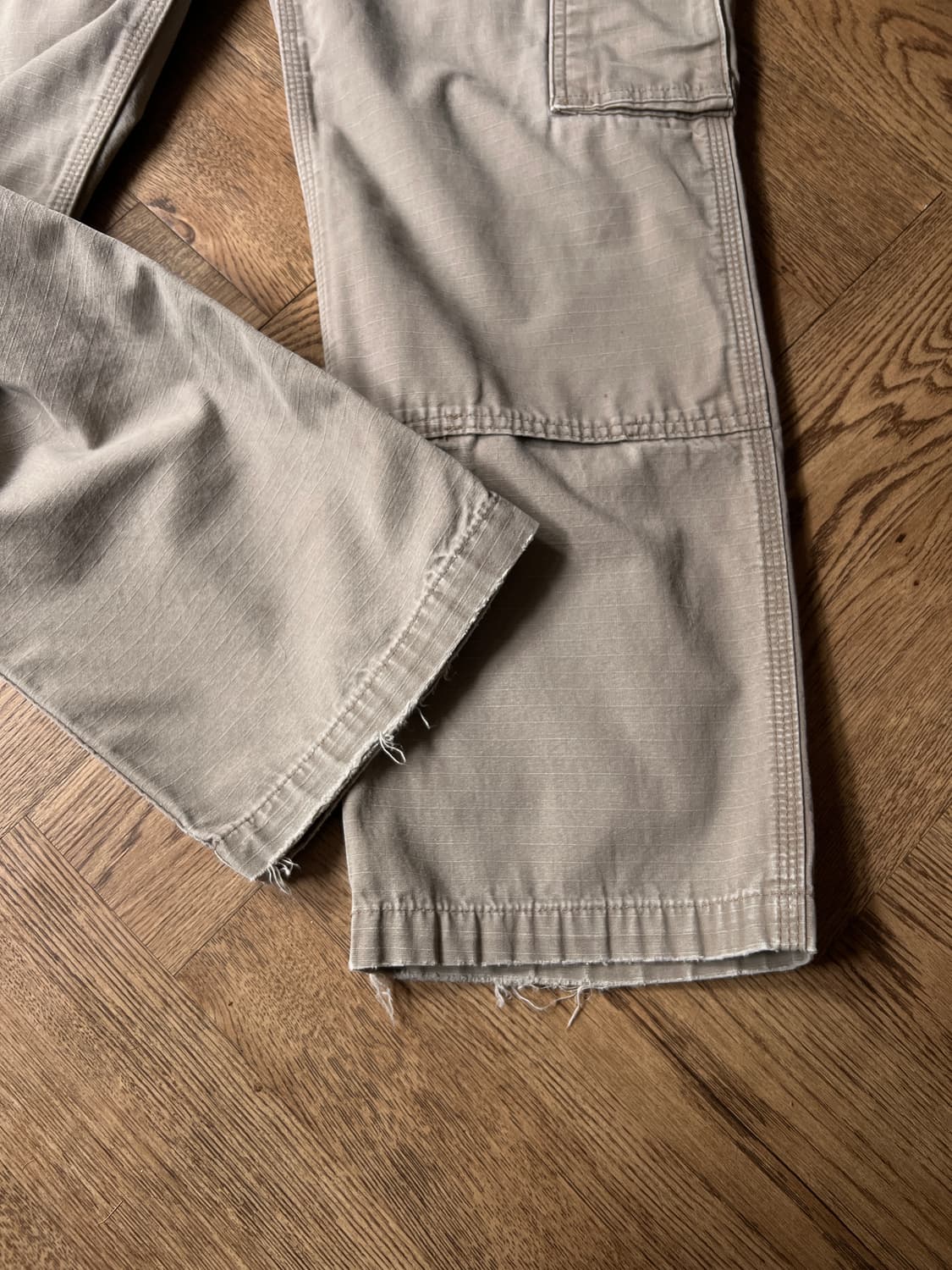 [36]칼하트 USA 데저트 탄 립스탑 더블니 워크 카고 팬츠 상품이미지6