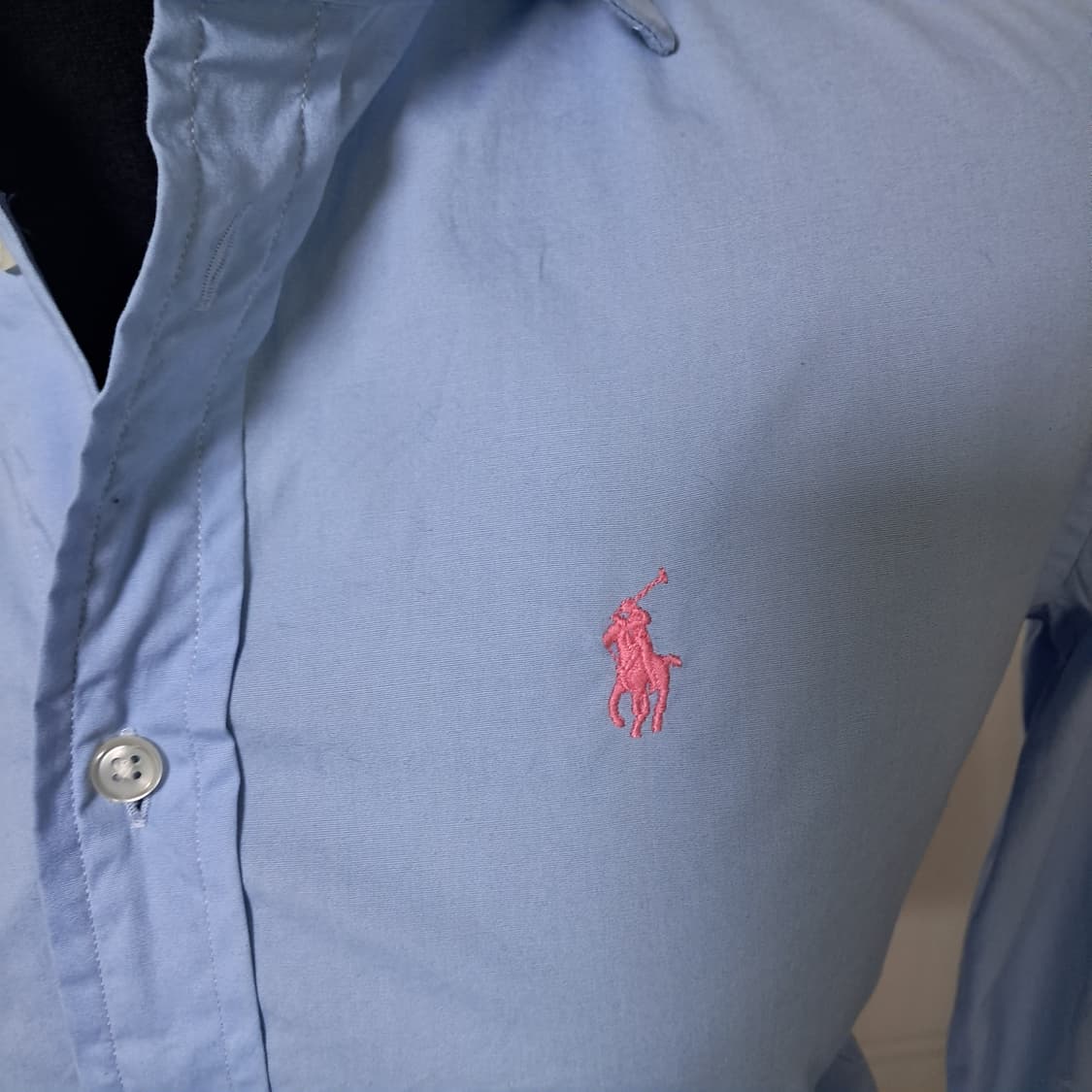 폴로 랄프로렌 하늘색 셔츠 44( 0사이즈 150/80A) 상품이미지5