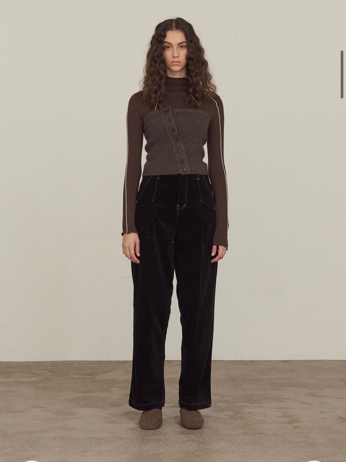 다이애그널 unbalance line tee 상품이미지2