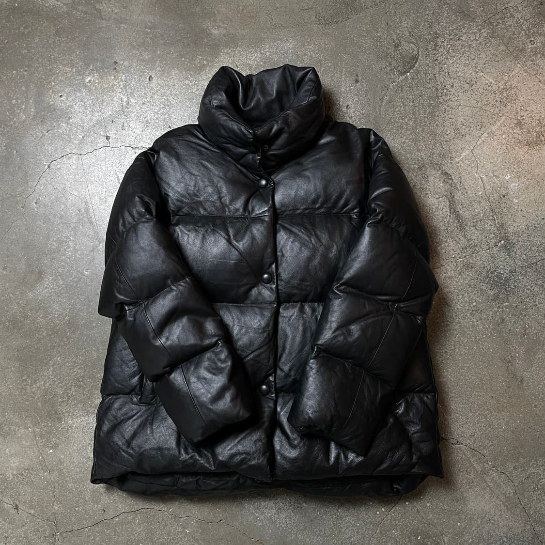 ROBO italy leather padding jacket 상품이미지1