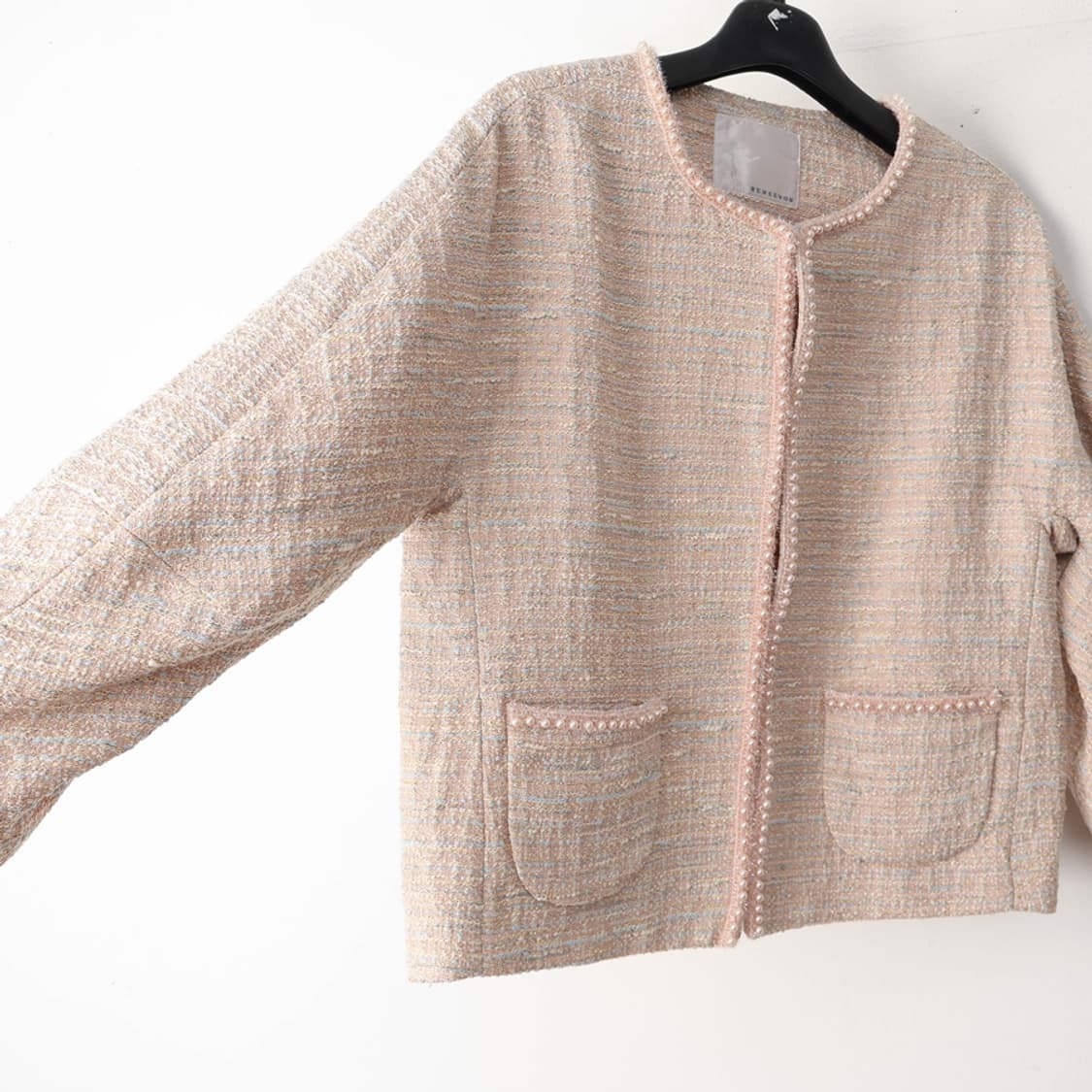 44/레니본 트위드 자켓 상품이미지5