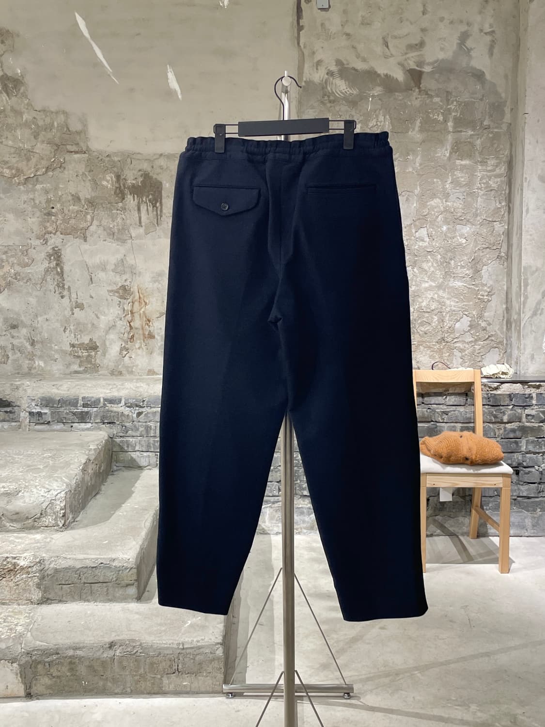 꼼데가르송 옴므 듀스 블랙 ad2015 밴딩 코튼 팬츠 상품이미지6