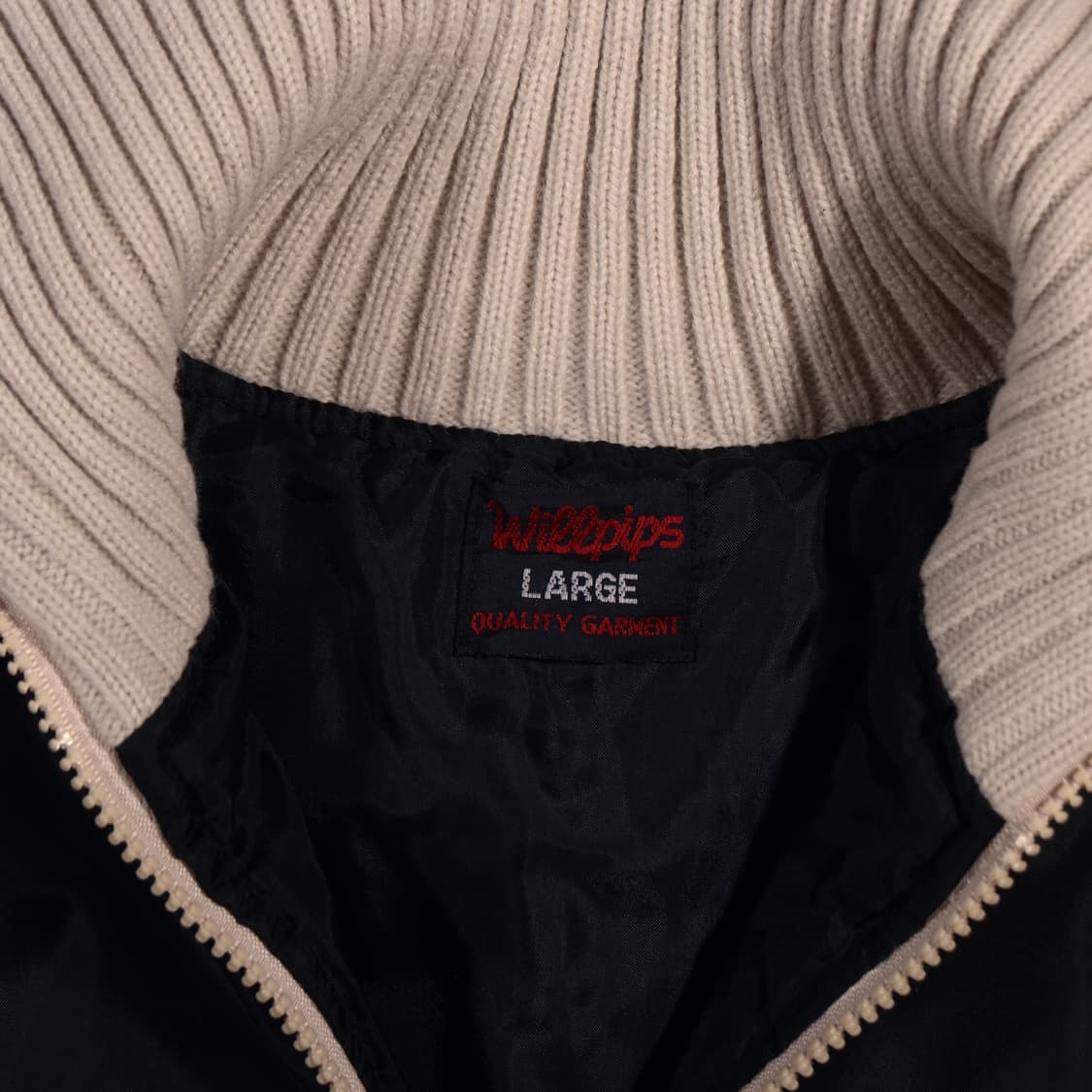 일본빈티지 누빔 니트 집업자켓 상품이미지3