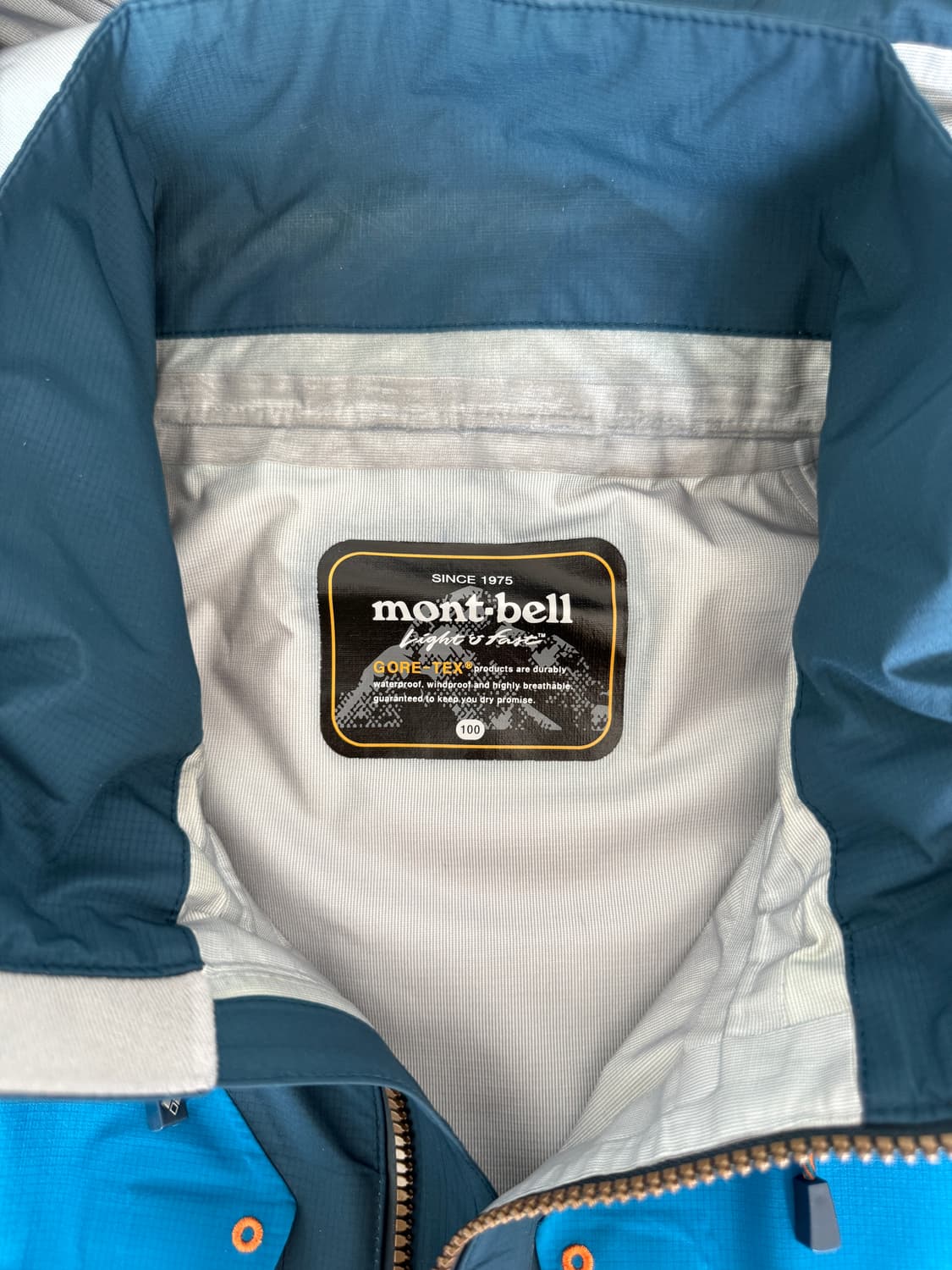 몽벨(Mont-bell) 고어텍스 바람막이 윈드브레이커 상품이미지7