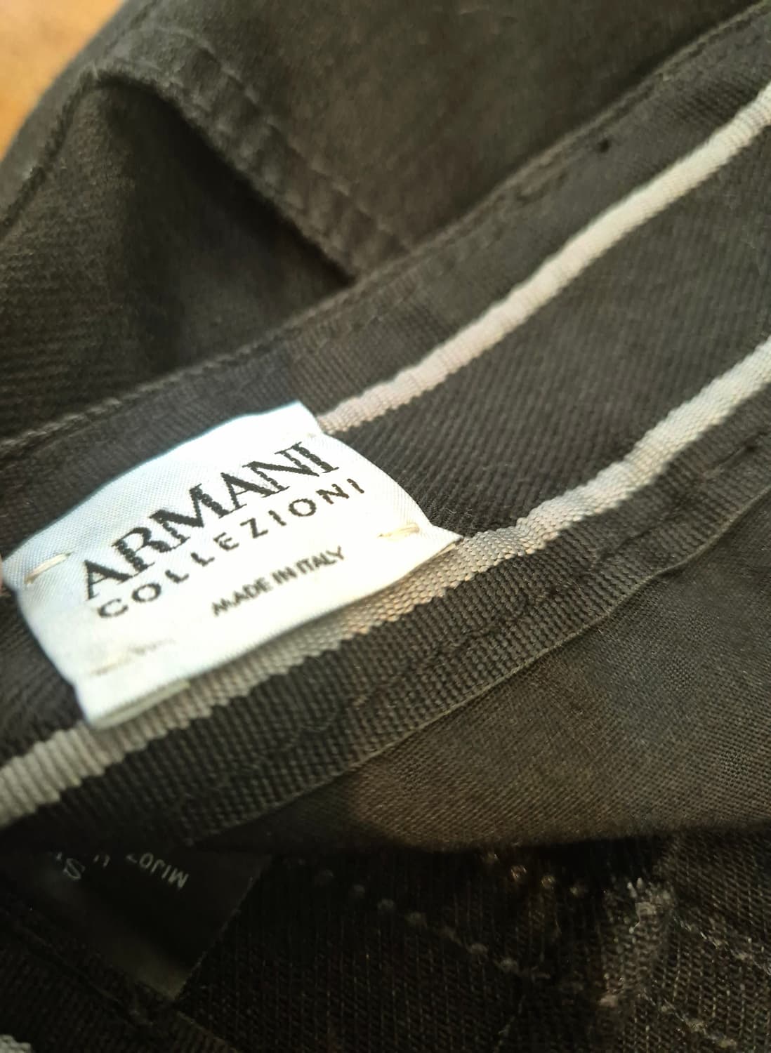 아르마니 블랙 팬츠 상품이미지3