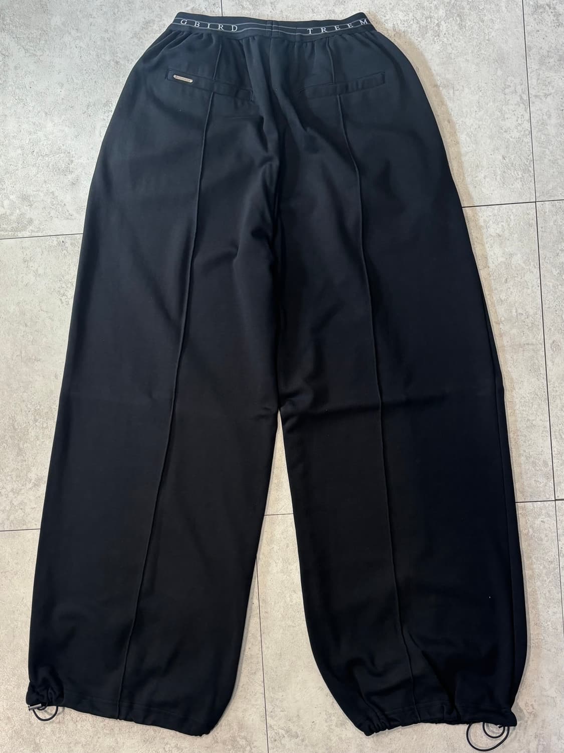 트리밍버드) Banding Sweat Set-Up Pants BK F 상품이미지6