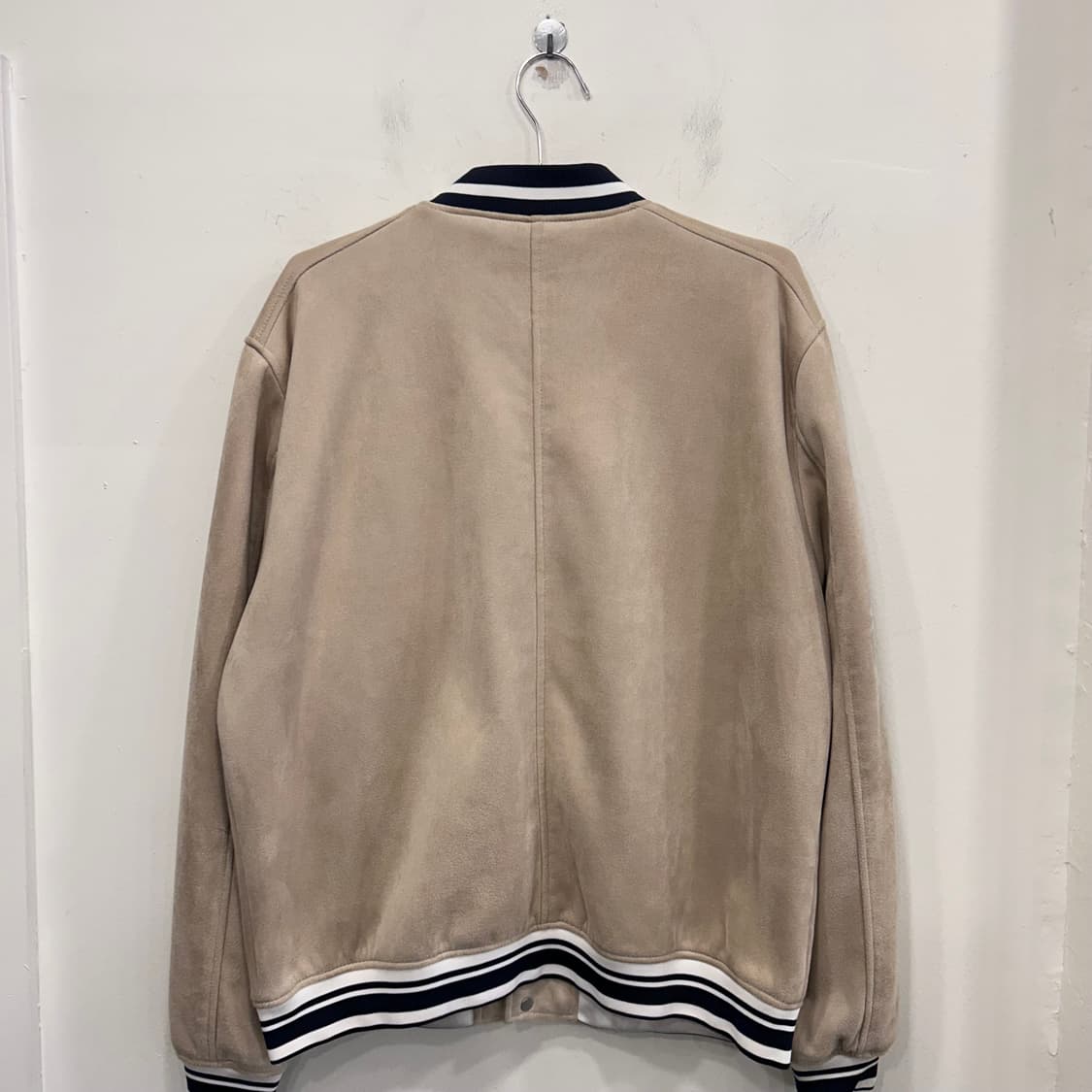 자라 스냅버튼 숄카라 스웨이드 블루종 자켓 상품이미지5