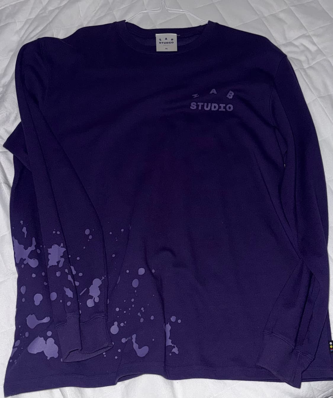 아이앱 스튜디오 롱슬리브 퍼플 상품이미지1