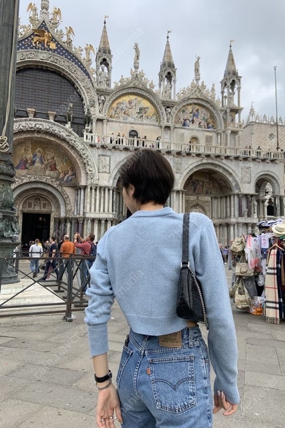 스푸닝(글로니) 스쿱 가디건 블루 상품이미지4