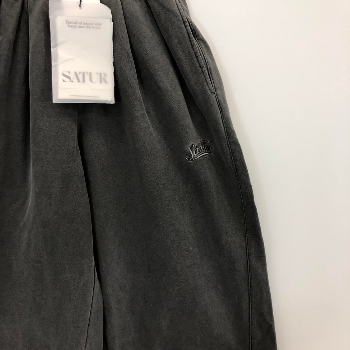 SATUR 세터 가먼트 와이드 스웻팬츠 24-25 상품이미지2