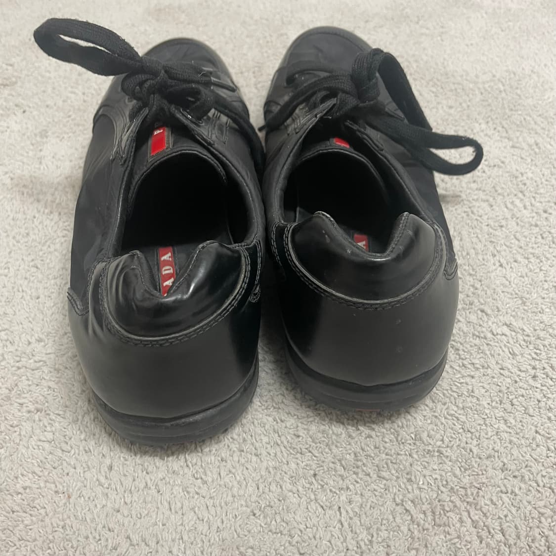 285) 프라다 스포츠 레더 나일론 트레이너 스니커즈 신발 상품이미지4