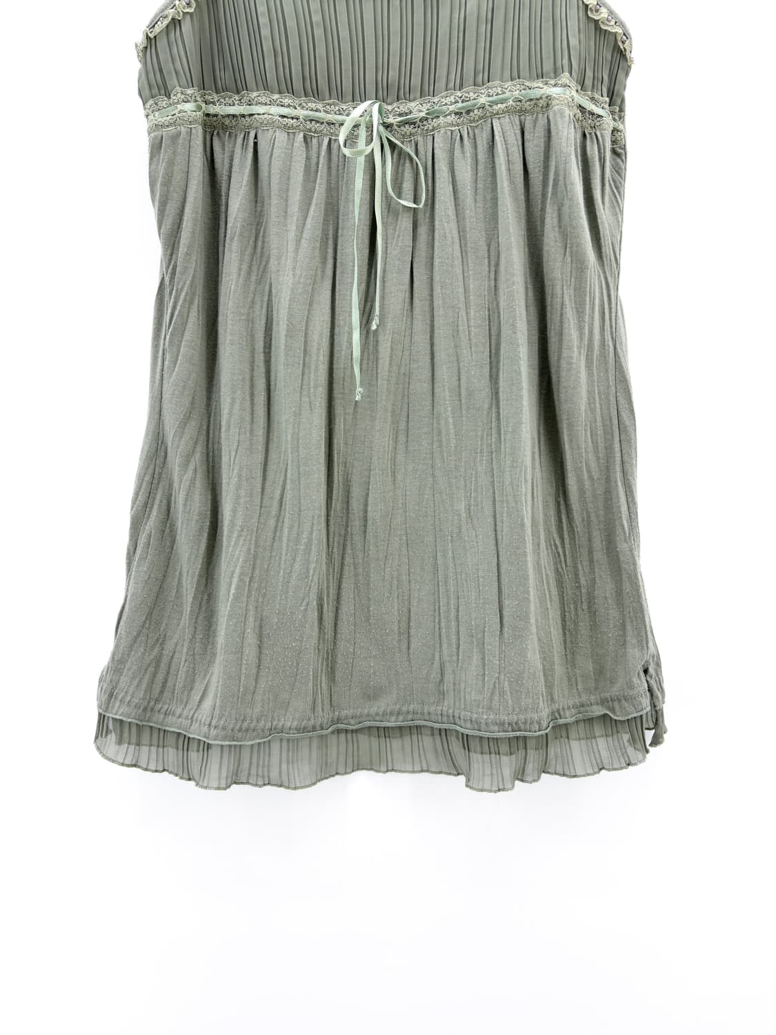 빈티지 민트 레이스 슬리브리스 상품이미지3