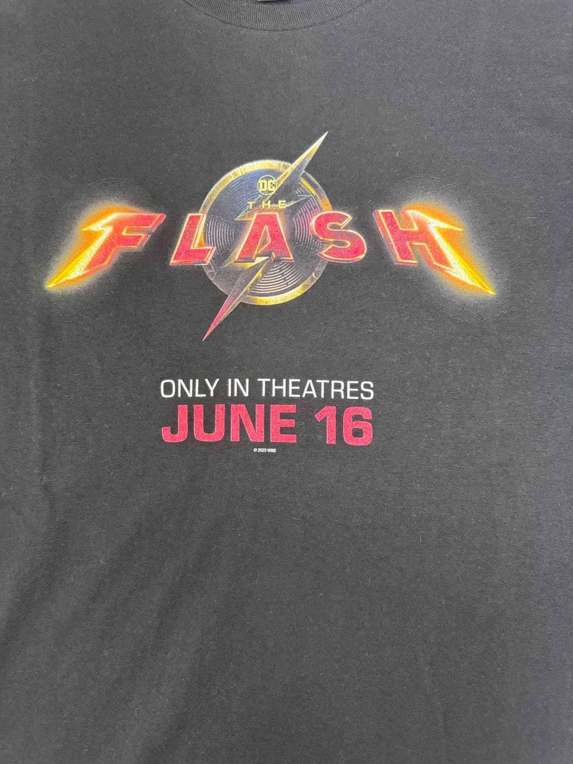 DC 영화 플래쉬(2023) THE FLASH 프로모션 티셔츠 상품이미지2