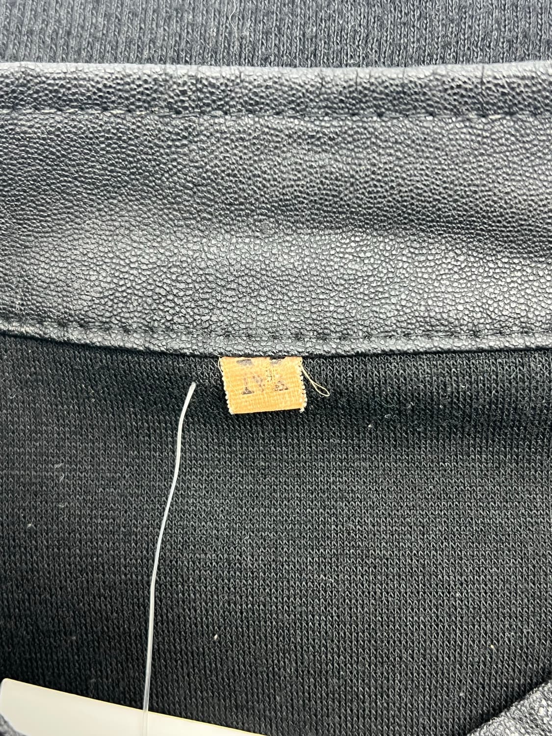 빈티지 우먼 홀 디테일 레더 자켓 상품이미지4