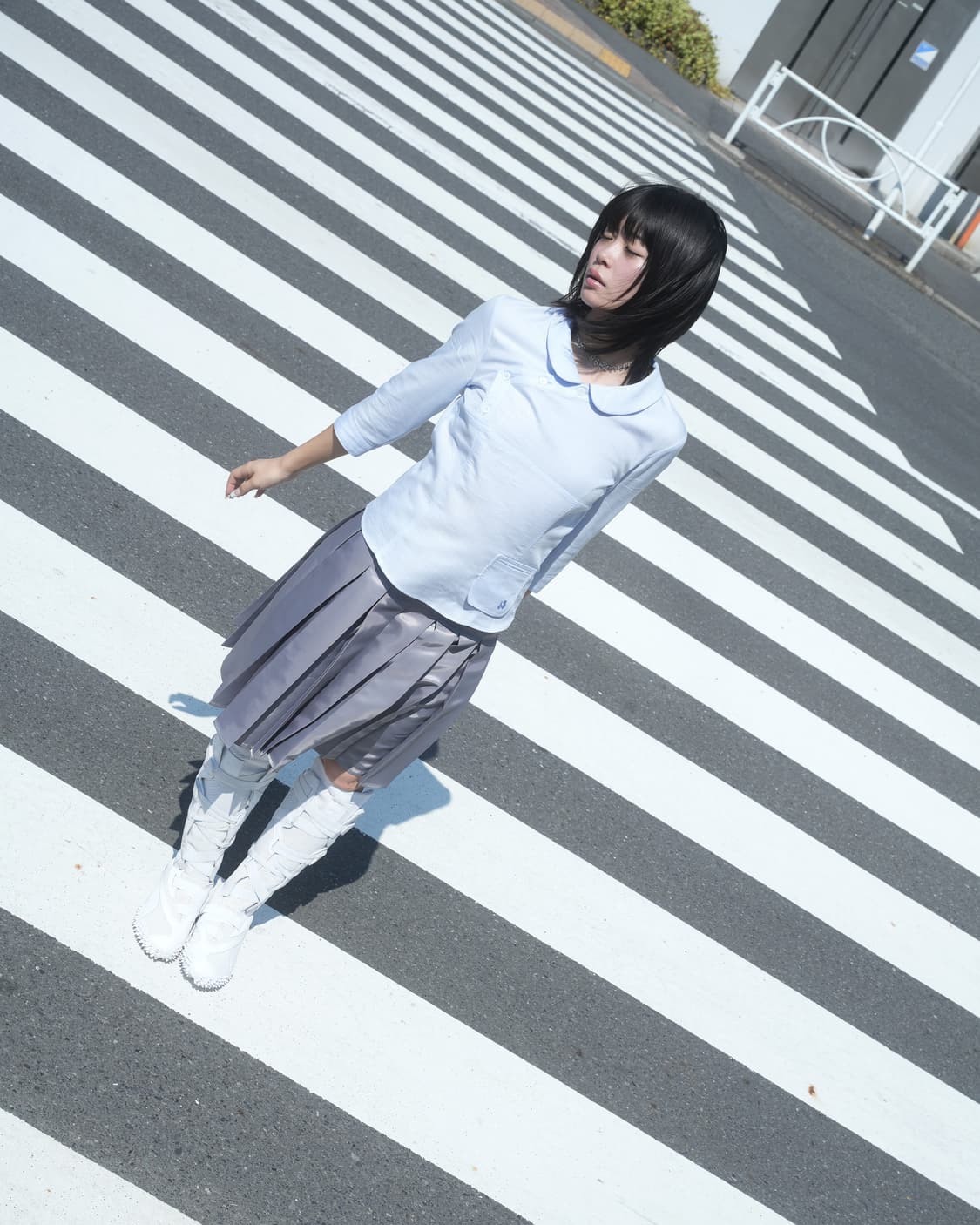 인오도르 투웨이 플리츠 랩 스커트  상품이미지2