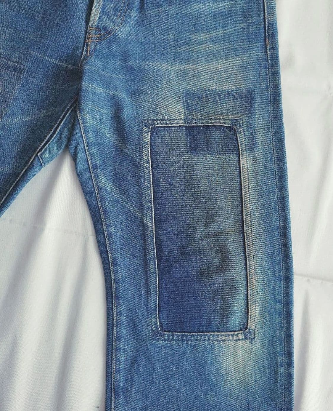 캐피탈 패치워크 리메이크 데님 팬츠 상품이미지3