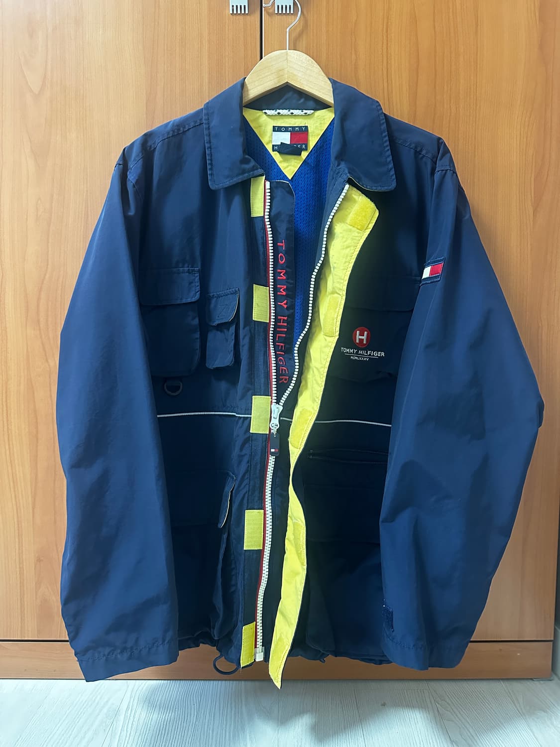90s 타미힐피거 빈티지 올드스쿨 바람막이 자켓 상품이미지7
