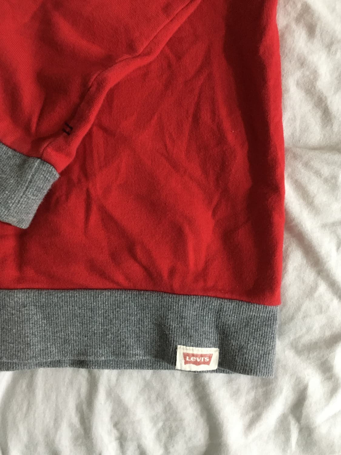 리바이스 🎠 클래식 홀스 후드티 red 상품이미지6