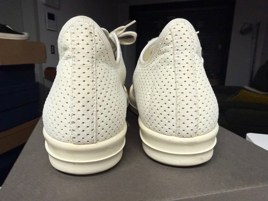 릭오웬스 다크쉐도우 라몬즈 로우 슬립온(에크루 펀칭) 상품이미지4