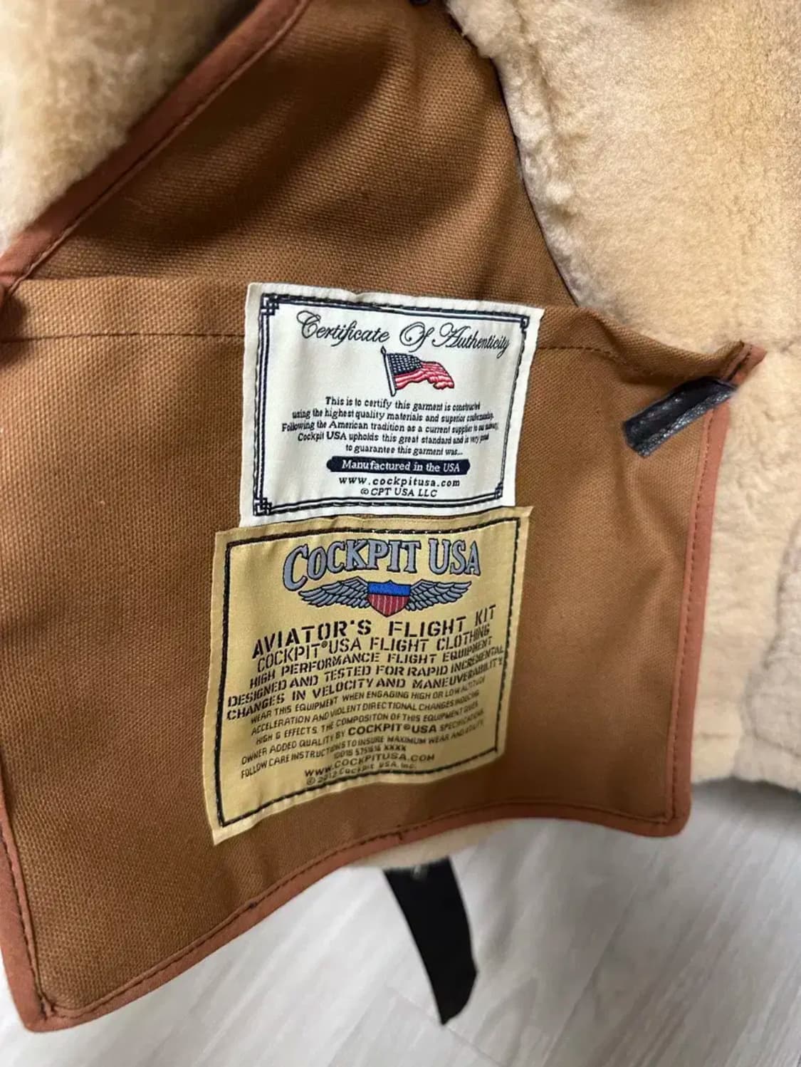 콕핏usa 톰하디 무스탕 z2109 상품이미지3