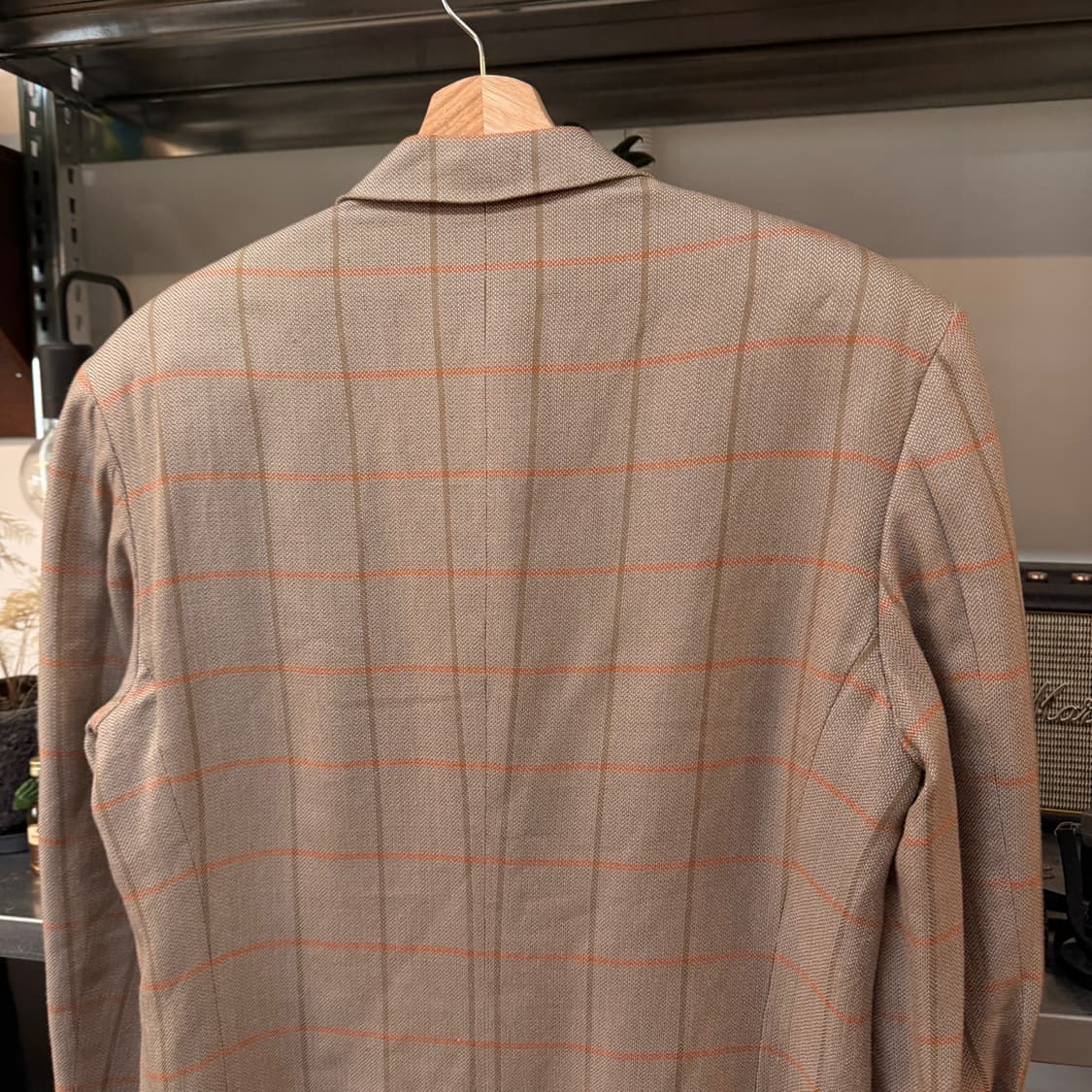  엠포리오 아르마니  MADE IN JAPAN  스퀘어 패턴 블레이저 상품이미지5