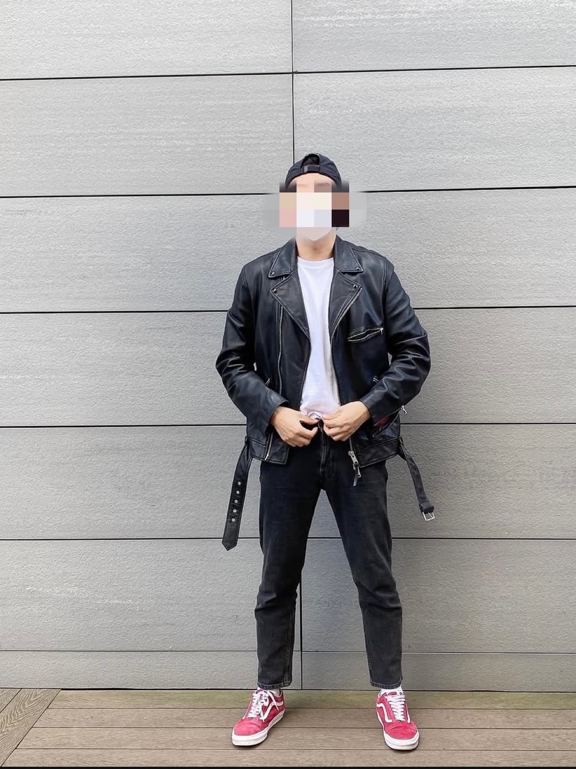 올세인츠 남성 양가죽 바이커 자켓 XL (빈티지 레어템) 상품이미지8