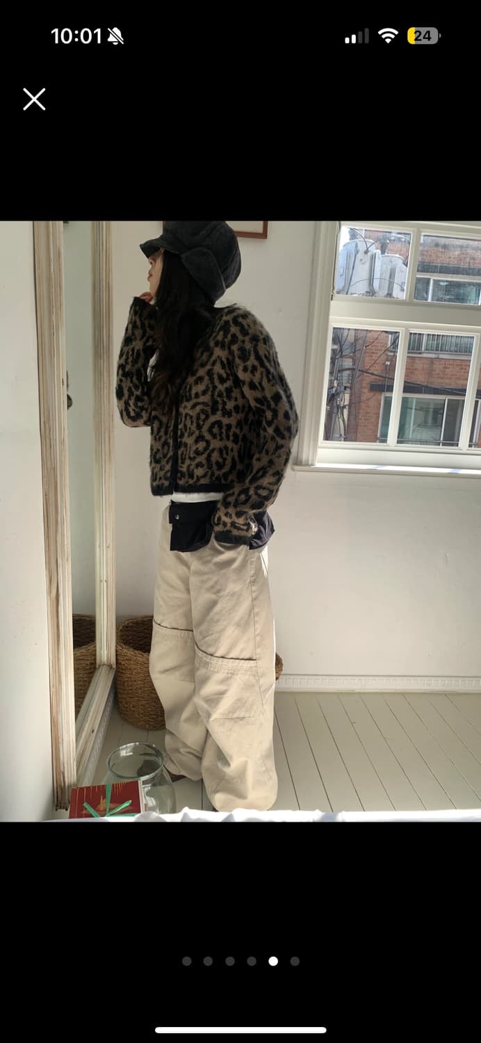 릿킴 레오파드 가디건 상품이미지4