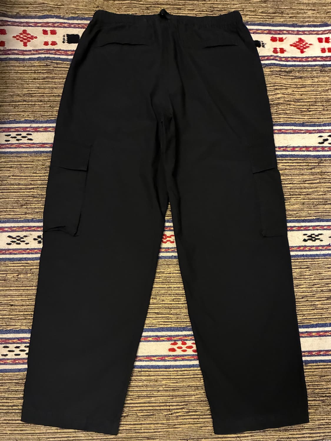 (L/30~34)COS 코스 나일론 코튼 밴딩 루즈 카고팬츠 블랙 상품이미지5