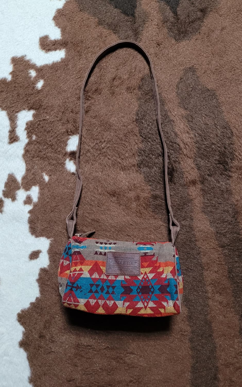 펜들턴 남녀공용 패브릭 나바호 패턴 크로스백 (23*17) 상품이미지2