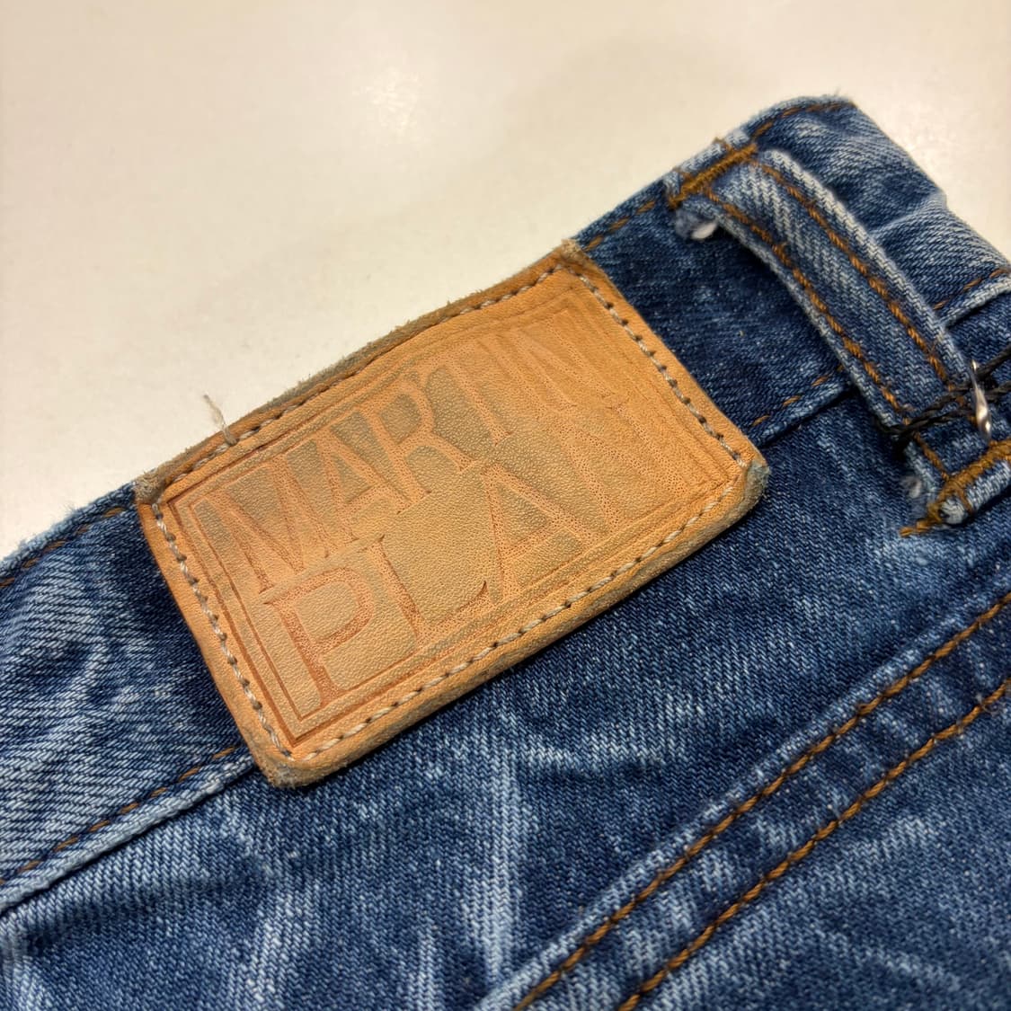 [L] 마틴플랜 빈티지 워싱 데님 팬츠 B925 상품이미지4