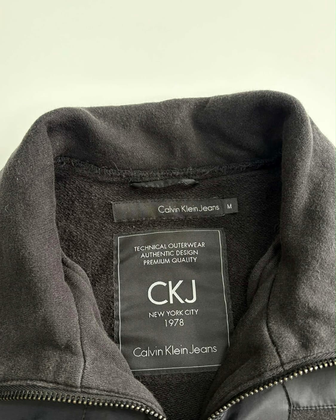 [M] 캘빈클라인 진스 나일론 패치 코튼 자켓 져지 상품이미지4