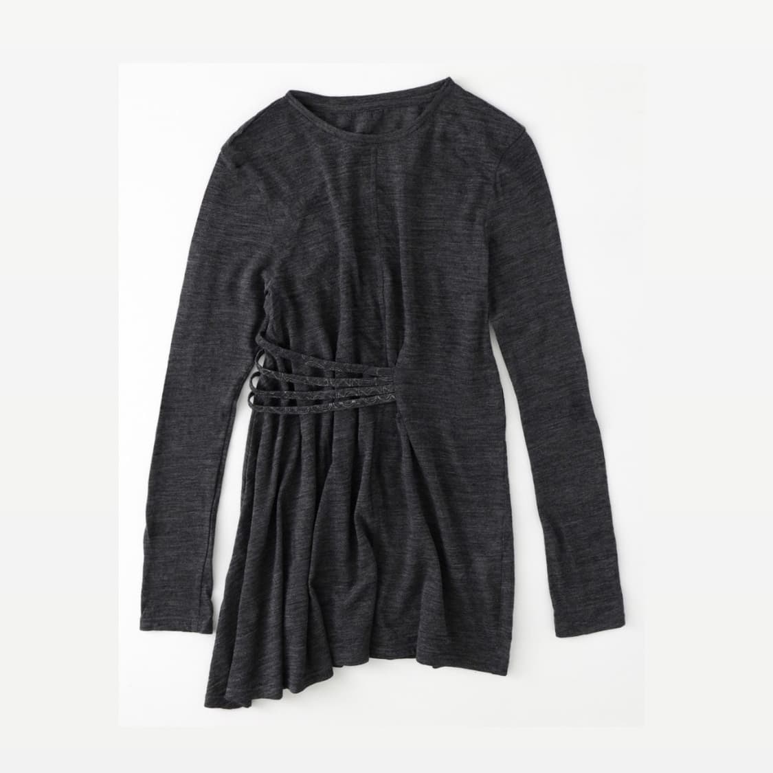 울리카상투스 Lining dress (charcoal) 상품이미지1