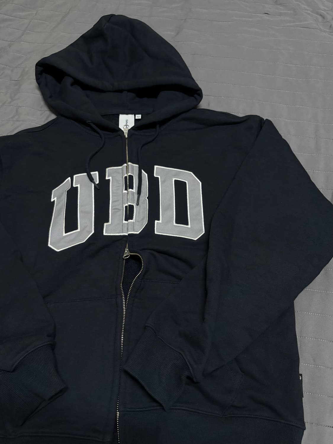 어반디타입 어반디타입 UBD 애슬레틱 스웻 후드 집업 (네이비) 상품이미지2