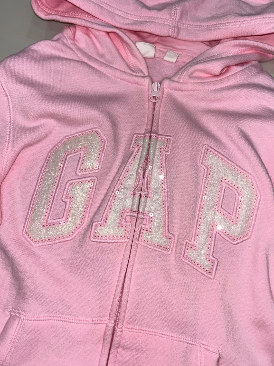 갭 연딸기 슈크림 후드집업 히메갸루 상품이미지4