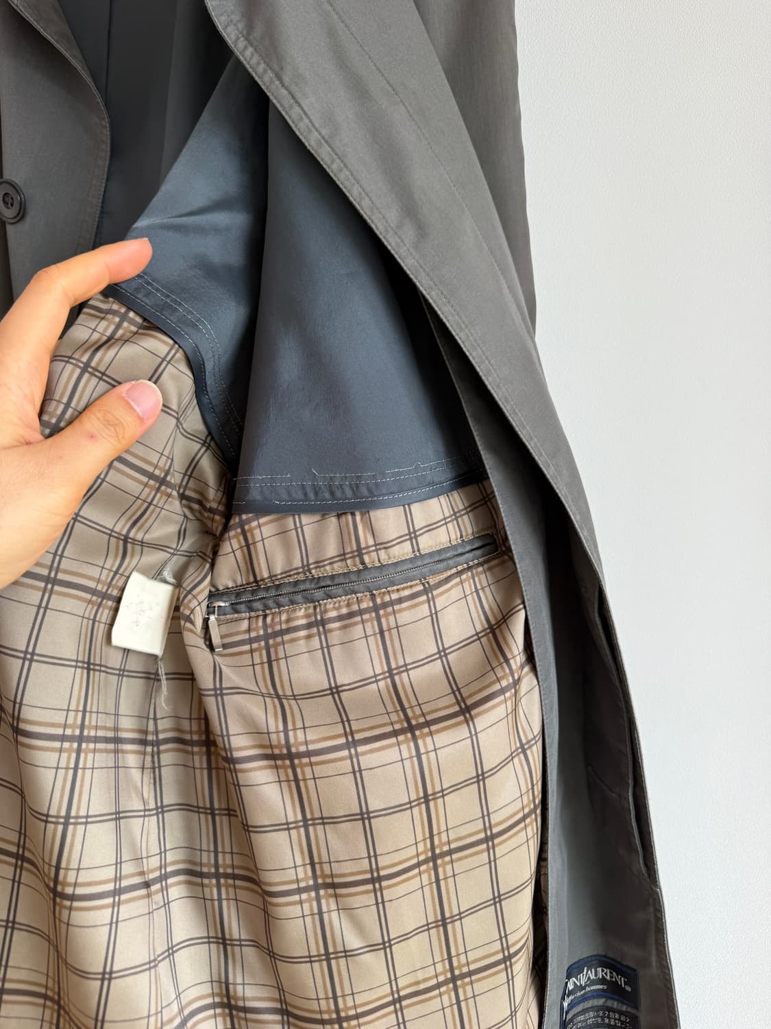 입생로랑(YvesSantLaurent) 싱글 트렌치코트 상품이미지10