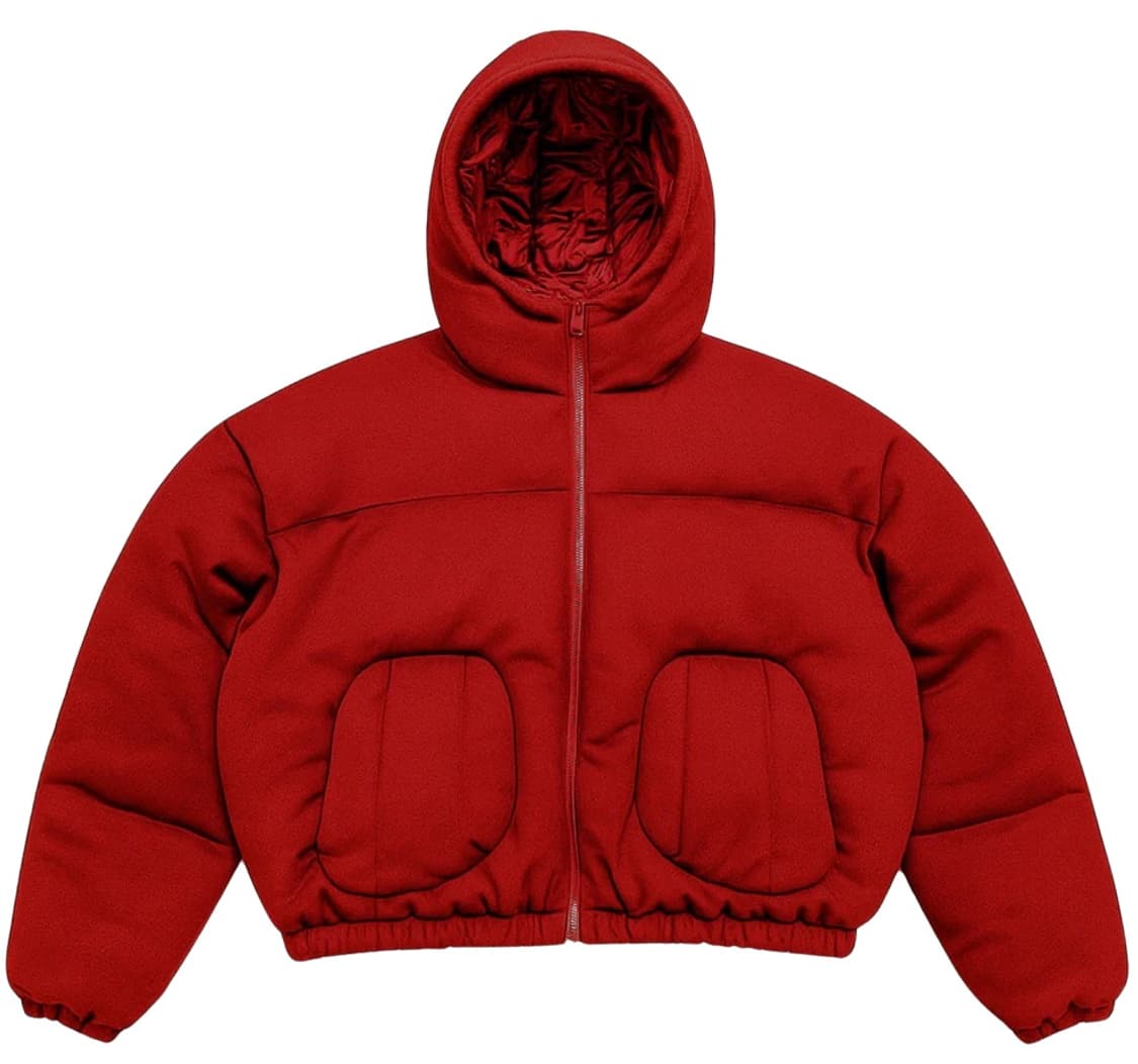 HWASAN 화산 텔레토비 버블 자켓 패딩 레드 상품이미지2