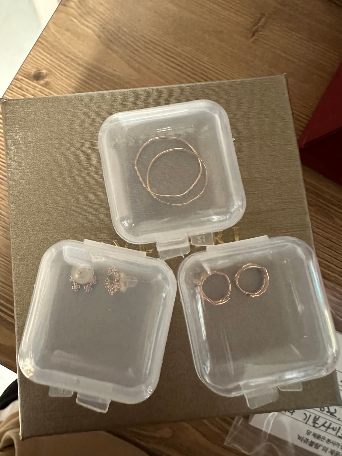 14k 사선컷팅 귀걸이  상품이미지4