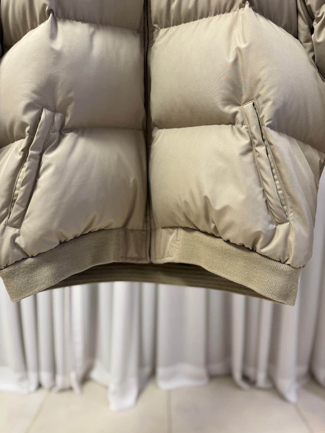 폴로 랄프로렌 베이지 덕다운 패딩점퍼 L 상품이미지4