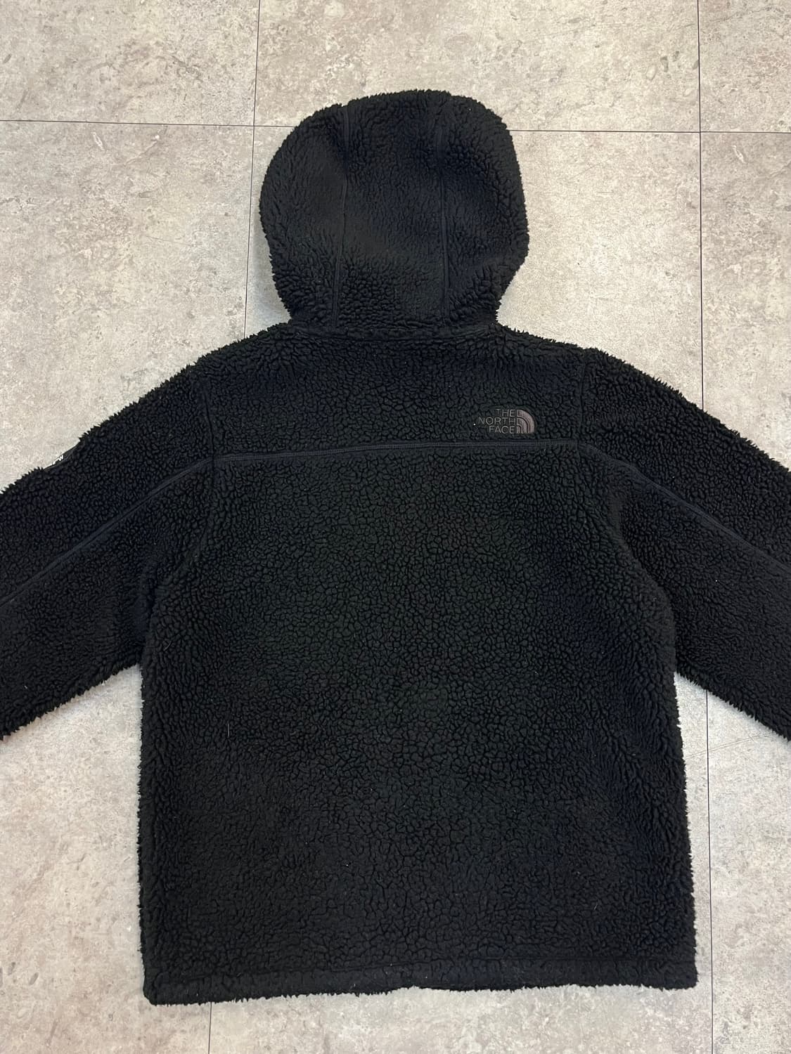 노스페이스 플리스 후드 자켓 블랙 키즈 160 #csz2994 상품이미지8